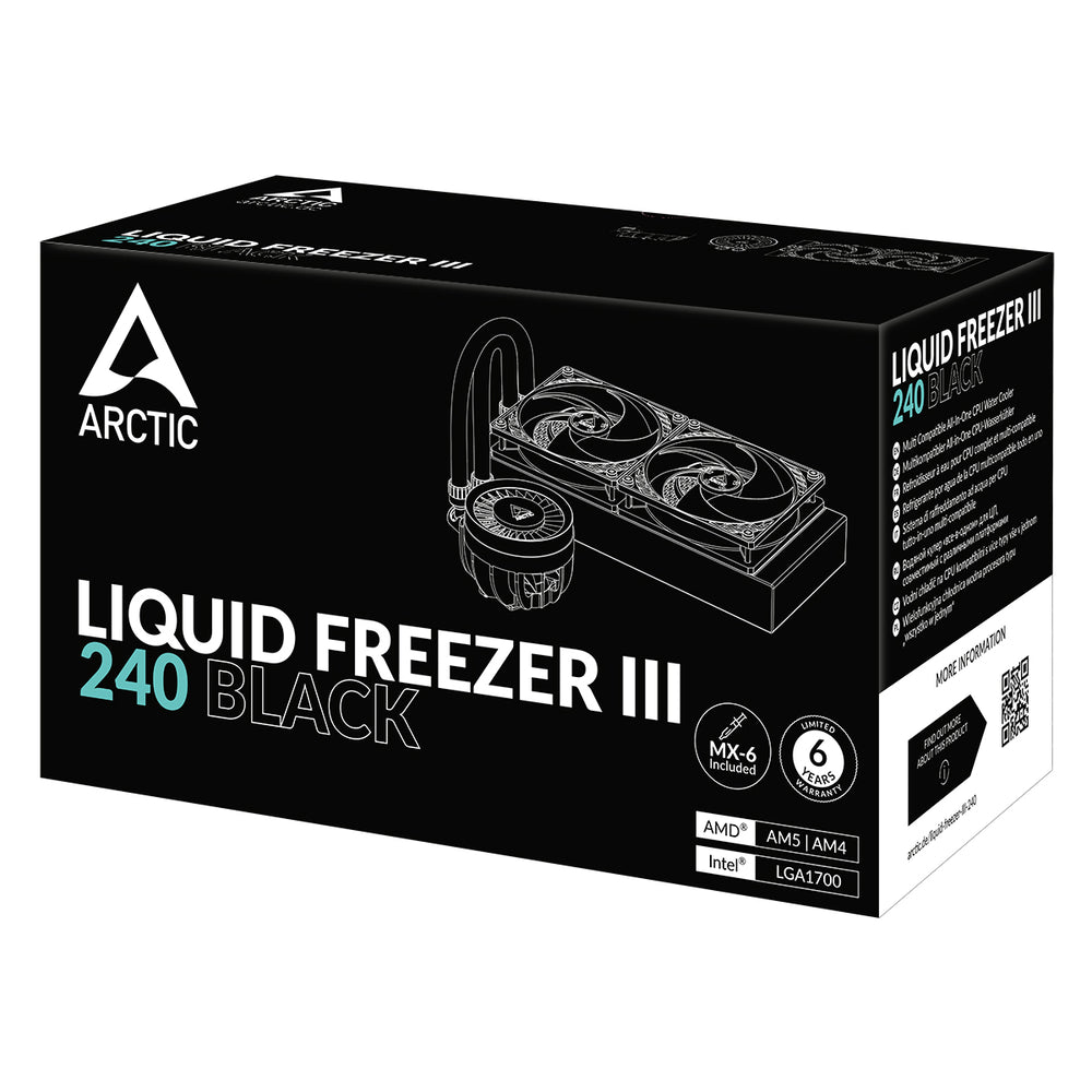 Arctic Cooling Liquid Freezer III 240mm sort