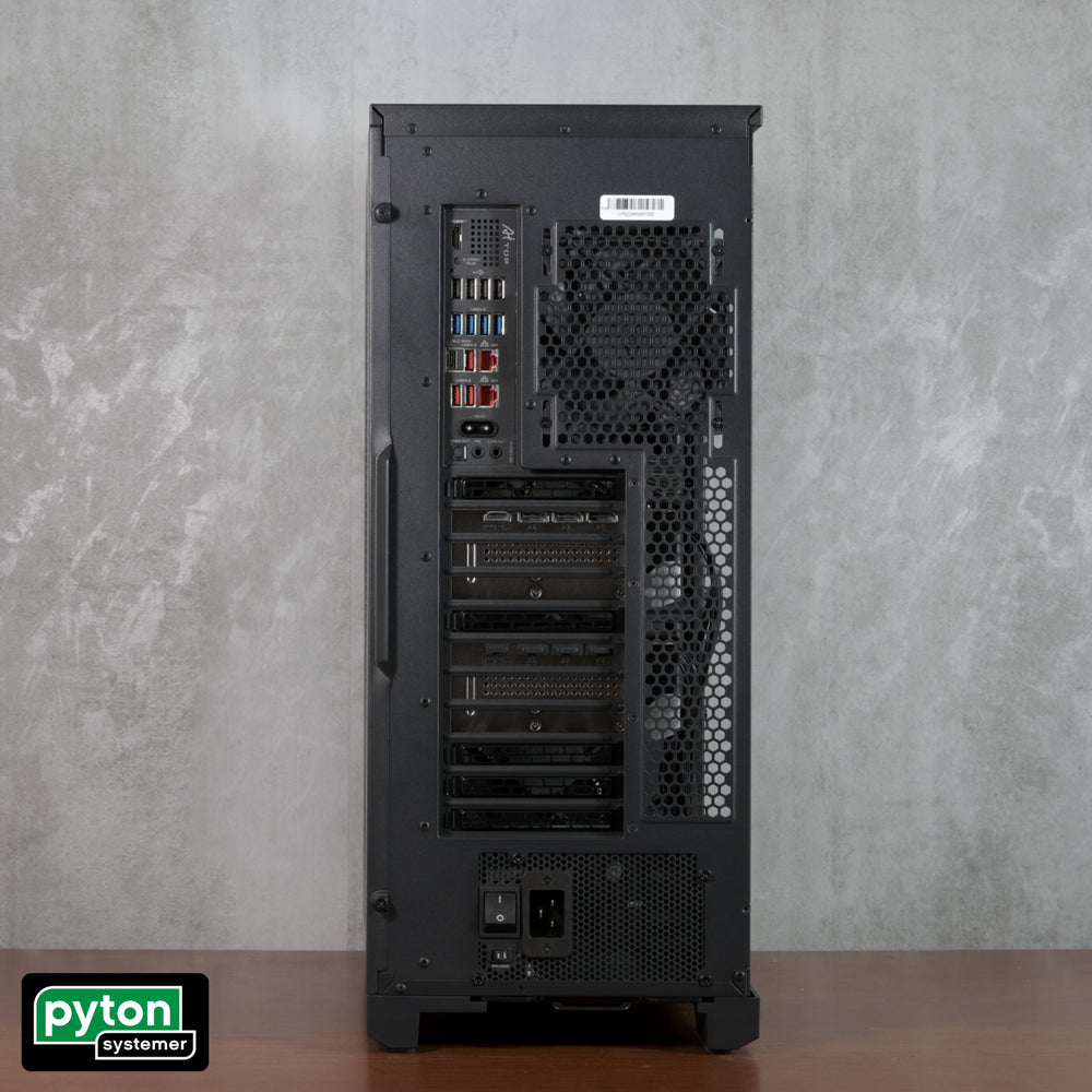Pyton Systemer Optikos 2GPU - 9950X, 2X RTX 5090 32GB, 64GB DDR5, 2TB
