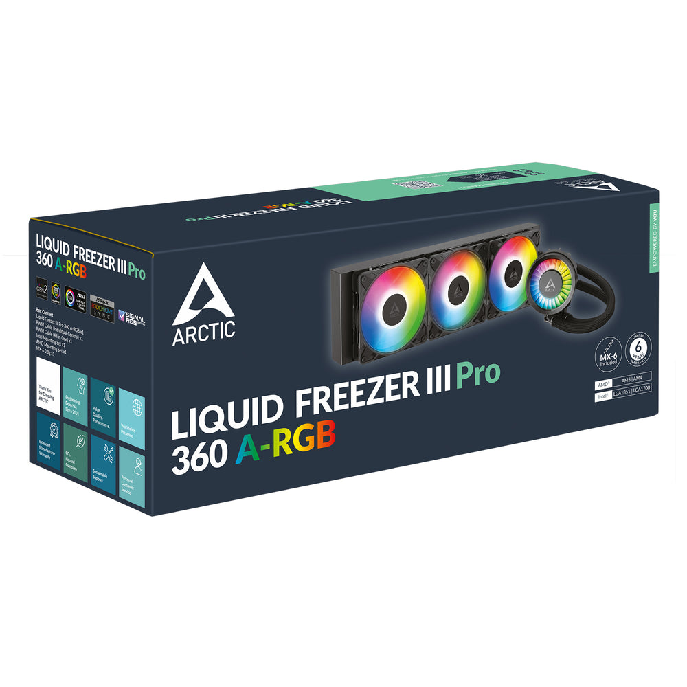 ARCTIC Liquid Freezer III Pro 360 A-RGB emballasje