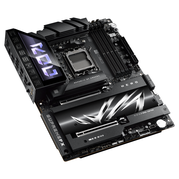 ASUS ROG Crosshair X870E Hero detaljer