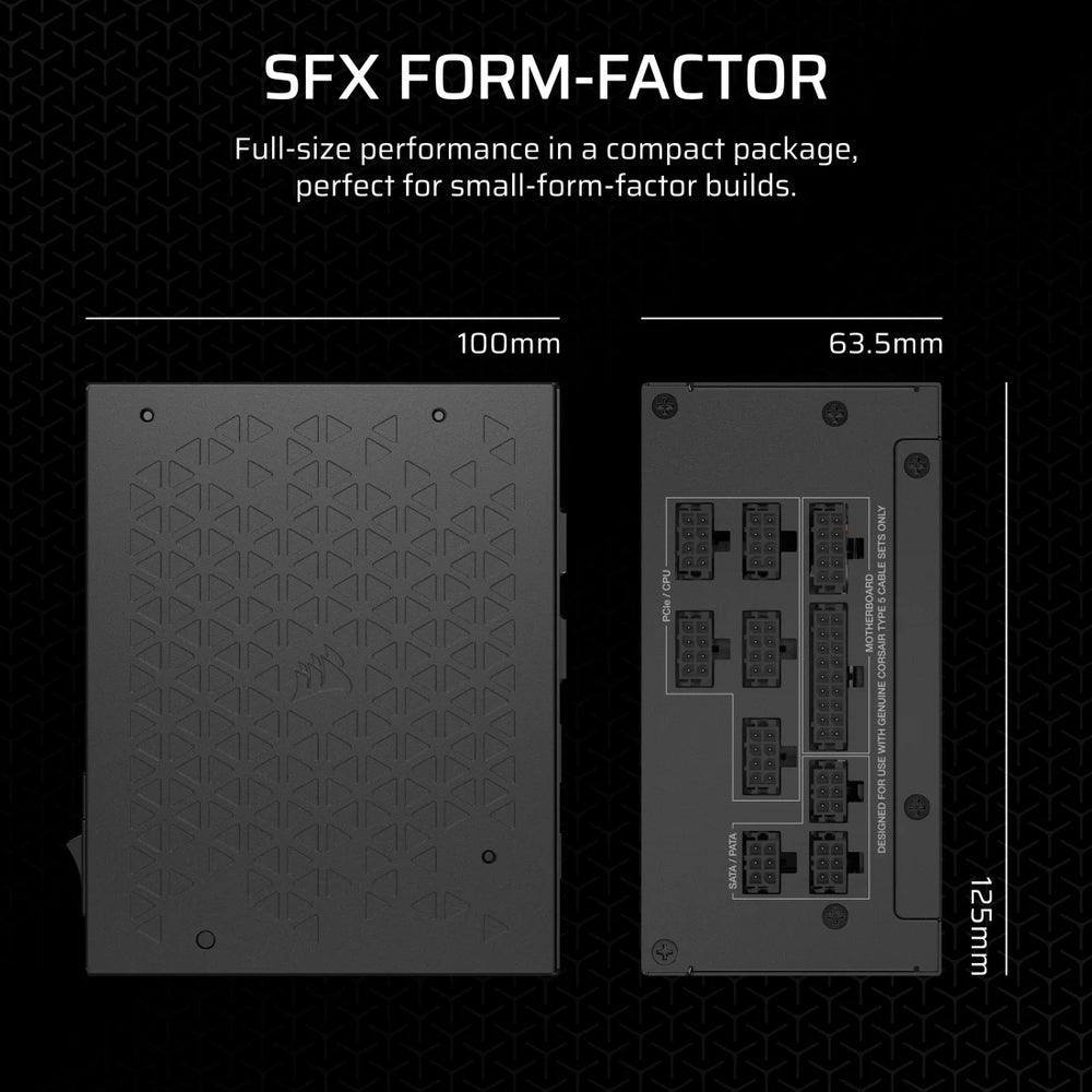 Corsair SF850 kompakt SFX-format