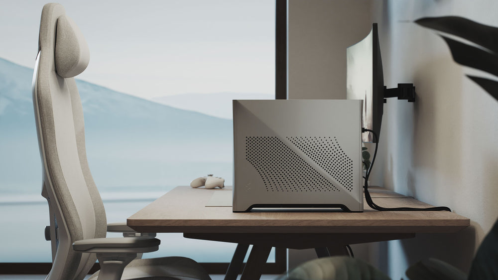 Fractal Design Era 2 Midnight Blue – sidevisning