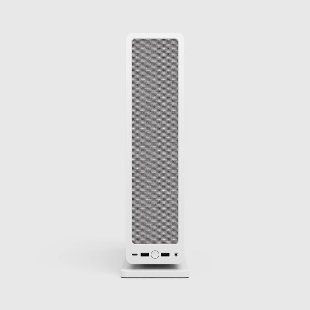 Fractal Design Ridge White sett forfra