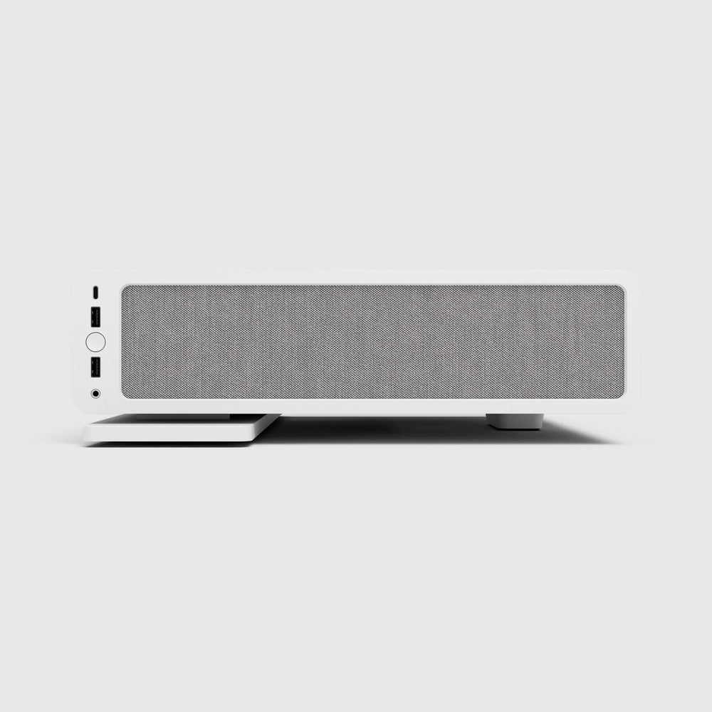 Fractal Design Ridge White i horisontal plassering
